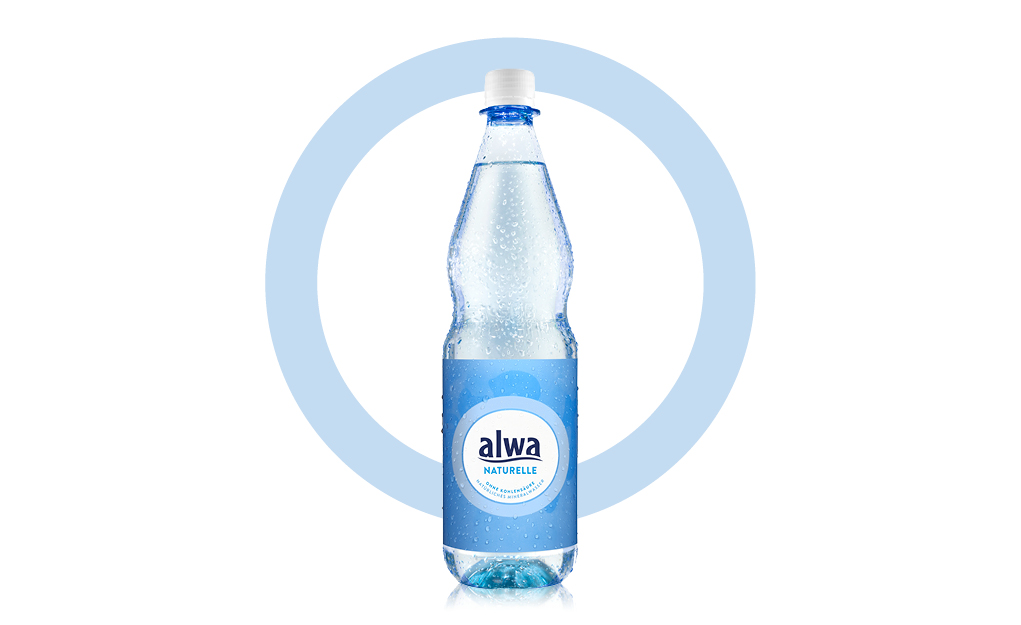 Stiles Wasser in der 1,0 Liter PET-Mehrwegflasche