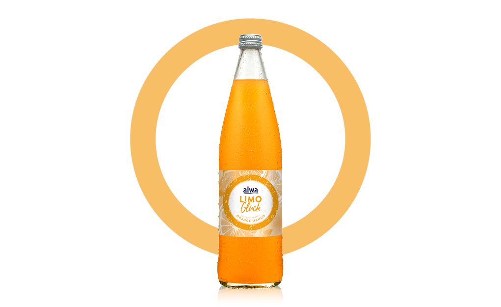 Flasche LimoGlück Orange-Mango