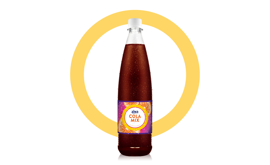 Flasche alwa Limo Cola-Mix
