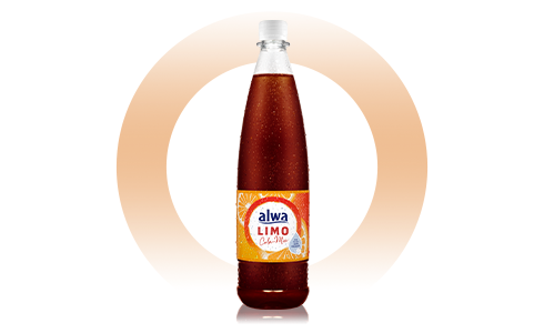 Flasche alwa Limo Cola-Mix